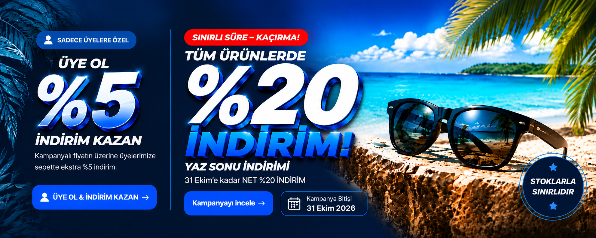 YAZ SONU İNDİRİMİ